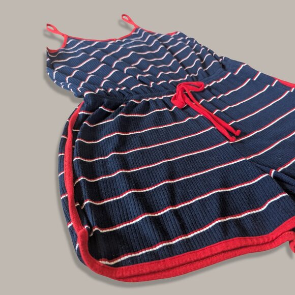 Mossimo Red, White and Blue Striped Romper - Small - Picture 6 of 10